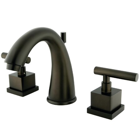 Kingston Brass 8" Widespread Bathroom Faucet, Oil Rubbed Bronze KS2965CQL